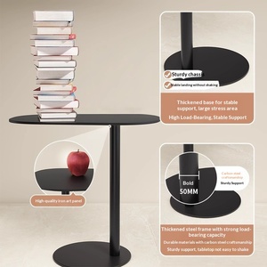 <span class=keywords><strong>Tavolino</strong></span> da Caffè Moderno e Minimalista in Metallo per Soggiorno, Adatto Come <span class=keywords><strong>Tavolino</strong></span> Laterale Mobile Accanto al <span class=keywords><strong>Divano</strong></span> in Piccoli Appartamenti - Product Image 2