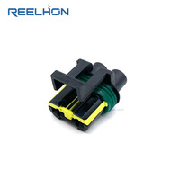 Connecteurs automobiles multi-contacts étanches et durables Reelhon Wholesale 2 broches TE 444230-1 DJ7026D-6.3-2 en PA66 pour capteurs de véhicules