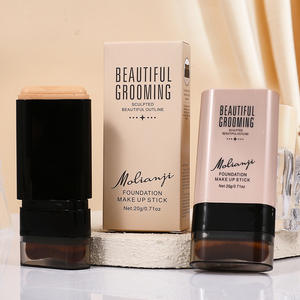 Stick de fond de teint correcteur, applicateur pinceau, effet flou doux, correcteur naturel, maquillage <span class=keywords><strong>nude</strong></span>, ne se retire pas facilement, double tête, unisexe - Product Image 1