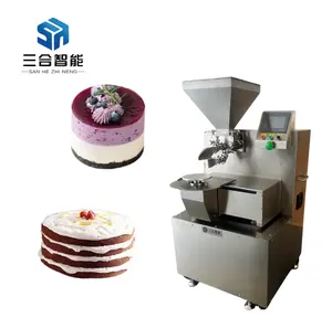 Automatic Round Cake Butter Spreading Machine Cream Decorating Machine Icing Equipment