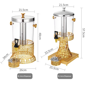 Dispensador de Bebidas Económico de Acero Inoxidable, Torre de Cerveza Fría de Borosilicato de Alta Calidad para Fiestas, para Agua, Jugo, <span class=keywords><strong>Vino</strong></span> - Product Image 2
