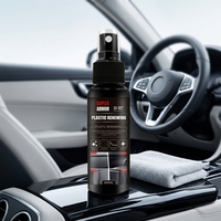 Restaurador de Interiores de Automóviles a Precio de Fábrica, Compatible con OEM, Spray Profesional 2 en 1 para Revestimiento de Cuero y Plástico, No Grasoso, para Detallado Automotriz