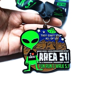 Medallas Deportivas de Metal Antiguas Modernas al por Mayor de Fábrica, Medallas Personalizadas para Maratón, Carrera, Caminata, Halloween - Product Image 6