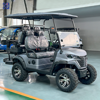 Voiturette de golf électrique CAMP 4 places, batterie lithium 72V, certifiée CE, véhicule utilitaire pour quartier et communauté, Club Car
