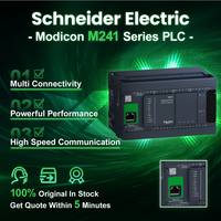 CPU PLC Schneider TM241CE24R Modicon M241 Baru Original 24I/O Relay Output Ethernet RS485 Programmable Logic Controller