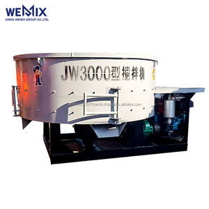 JW2000 Mezclador de cemento vertical de boca plana Mezclador de mortero de cemento mezclador vertical de boca plana - Product Image 1