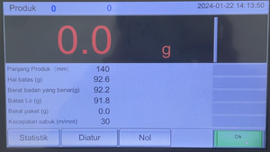 2025 ALL PACK 인도네시아 전시회 샘플 다이나믹 체크 바이거 판매 라인 무게 확인 - Product Image 2