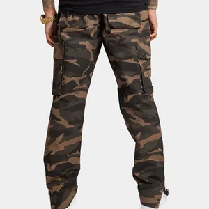 2023 toptan yeni tasarım erkekler Sweatpants sokak giyim siyah rahat spor koyu Camo pantolon erkekler kargo Joggers pantolon