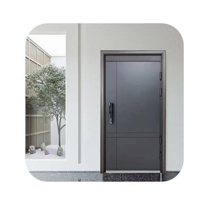Porte d'entrée en acier, haute qualité, prix bas, porte d'entrée de la maison, porte de sécurité en acier inoxydable - Product Image 6