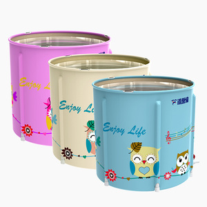 Nueva Bañera <span class=keywords><strong>Plegable</strong></span> de PVC para Niños, Bañera Portátil Ecológica <span class=keywords><strong>con</strong></span> Certificación EN71 - Product Image 1