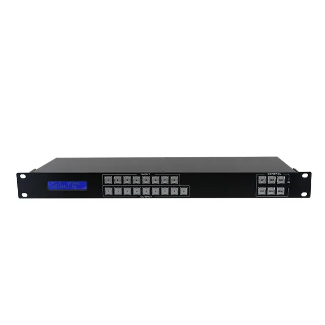 Hardrock 8*9 for Metal Video Matrix RS232 RJ45 Web LAN Button APP Remote Control 4K30 7*24 Private Mold FCC CE