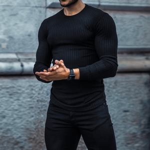 T-shirts pour hommes de haute qualité, manches longues, 210 g/m², 100 % coton, t-shirt pour hommes, manches longues - Product Image 6