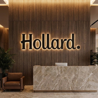 Letrero Metálico Cortado con Láser, Letrero con Logotipo Personalizado, Letreros Comerciales, Decoración para Salón de Belleza, Letreros con Logotipo 3D Retroiluminados para Pared, Letreros Comerciales para Exteriores