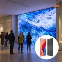 Écran LED d'intérieur MIC P1.56 P1.875 pour Musée, Galerie d'Art, Exposition, Mur d'Art Numérique à Liaison Rigide 7680Hz à Taux de Rafraîchissement Élevé