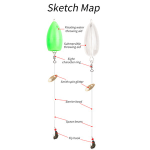 Kit de Señuelos para Pesca con Mosca Yajie, Nanobug Suit 12 #   Peces de Agua Dulce Hechos a Mano - Product Image 4