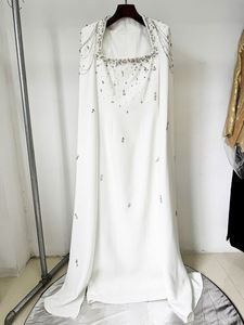 Vestido <span class=keywords><strong>de</strong></span> <span class=keywords><strong>Noche</strong></span> Elegante <span class=keywords><strong>de</strong></span> Crepé Negro <span class=keywords><strong>de</strong></span> Manga Larga con Capa Bordada a Mano, Largo hasta el Suelo, <span class=keywords><strong>de</strong></span> Alta Calidad, el Más Vendido <span class=keywords><strong>de</strong></span> 2026 - Product Image 6