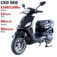 Moto électrique haute puissance CKD SKD 12 pouces 1100/1300W, vitesse 60 km/h, moto électrique pour adultes, acheter des vélos électriques en Chine