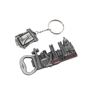Aimant de réfrigérateur souvenir de Montréal <span class=keywords><strong>Canada</strong></span> avec ouvre-bouteille Cadeau de <span class=keywords><strong>voyage</strong></span> personnalisé pour la ville - Product Image 6