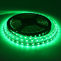 Bande LED flexible RGB 5050 double face, 15 m, 60 LED/m, découpable, 24 V, pour éclairage de scène, exposition, stand