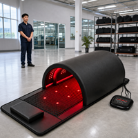 Dôme de sauna infrarouge à lumière rouge ERCON 5 en 1 pour la récupération et la relaxation des athlètes après l'entraînement, portable, pliable, pour tout le corps