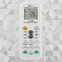 Contrôleur d'écran LCD de remplacement électrique pour climatiseur, télécommande universelle avec fonction de chauffage, code fixe, utilisation domestique