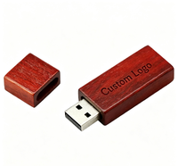 Flashdisk Kayu Logo Kustom 2GB 4GB 8GB 16GB 32GB Harga Grosir Memory Stick Hadiah Promosi