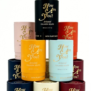 Food-grade Ice Cream Tube Eco-friendly <b>Paper</b> Tube Food Direct <b>Contact</b> Safe Customizable Sleeve High-end Design - Product Image 3