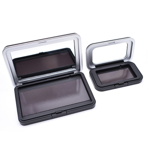 Palette d'ombres à paupières en plastique noir, logo personnalisé, qualité supérieure, cosmétique, privée, maquillage, avec miroir, pièces - Product Image 3