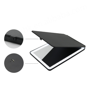 Miroir de maquillage led de bureau pliable de voyage miroir portable compact pliant avec lumières - Product Image 3