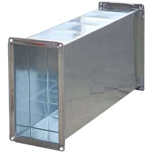 Conducto de Aire Rectangular Galvanizado sin Humo de Longitud Personalizada, Fabricado en Vietnam, para Instalación en el Suelo, para Edificios de Oficinas - Product Image 1