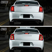 Feux arrière LED modifiés JC RGB pour Chrysler 300C 2011-2014, clignotants séquentiels, animation de démarrage