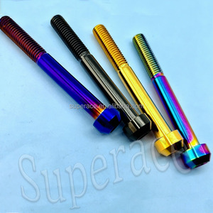 Tornillos Torx de Titanio GR5 de Alta Resistencia, Color Azul y Dorado Quemado, M6 M8 M10, para Bicicletas de Montaña/Carretera - Product Image 4