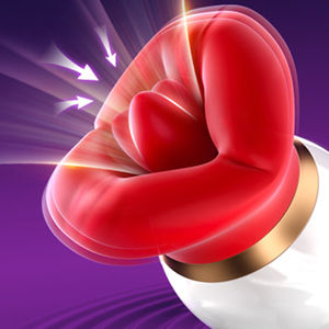 Vibrador <span class=keywords><strong>de</strong></span> Punto G con Succión <span class=keywords><strong>de</strong></span> Labios Rojos XLN, <span class=keywords><strong>el</strong></span> Más Vendido, Realmente Suave, 10 Frecuencias, Recargable por USB, Resistente al Agua IPX7 - Product Image 2