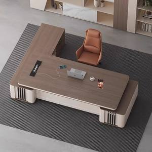 Móveis de Escritório Mesa de Chefe Mesa Executiva de Escritório Mesa de Luxo para CEO - Product Image 6