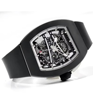 Reloj Mecánico Automático para Hombre, Diseño Icónico de Lujo, Asimétrico, con Marco Esqueletizado en Blanco y Negro, Luminoso, Resistente al Agua, Nueva Llegada 2026 - Product Image 1