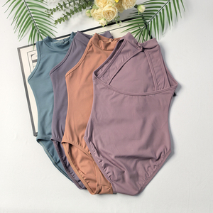 ชุดบอดี้สูทเต้นบัลเลต์แบบคอเต่าเปิดหลังสำหรับผู้หญิง รุ่นใหม่ <span class=keywords><strong>ขาย</strong></span>ส่ง กำลังฮิต - Product Image 2