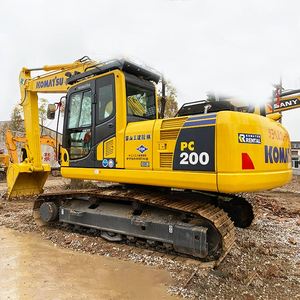 Used Komatsu PC200 Hydraulic Excavator Digger Machine 20 Ton Pc200-7 Pc200-8 Crawler Komatsu Used Excavators - Product Image 1