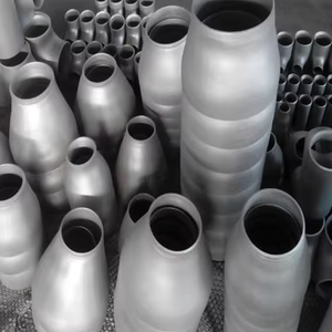 Réducteur à diaphragme en acier inoxydable usiné avec précision, connexion manuelle par soudure bout à bout pour lignes de transformation alimentaire et de boissons - Product Image 1