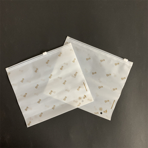 Custom Printed Logo Hot Stamping Recyclable PLA Plastic Ziplock Packaging Bag with Bottom Gusset for Clothes Shoes and <b>Socks</b> - Product Image 5