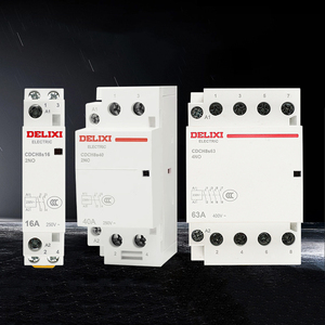 Contactor de CA Doméstico Delixi CDCH8s |   2P 4P 16A-63A |   Contactor Modular de 230V para Hogar Inteligente, Riel DIN - Product Image 3