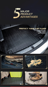 Tappetino per bagagliaio auto TPV impermeabile per <span class=keywords><strong>SUZUKI</strong></span> <span class=keywords><strong>Grand</strong></span> <span class=keywords><strong>Vitara</strong></span> - Product Image 5