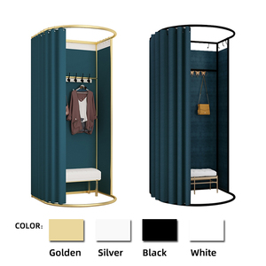 Camerino per la vendita al dettaglio negozio di abbigliamento/spogliatoio spogliatoio/display rack portatile camerino per i vestiti - Product Image 3
