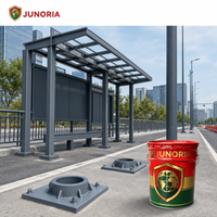 Primaire époxy pour acier galvanisé 2K, excellente adhérence, anti-décapage, anti-corrosion pour ponts côtiers, passerelles et structures en acier