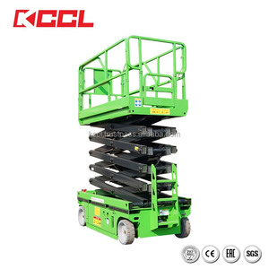 Tricycle électrique élévateur à ciseaux pour manutention de marchandises avec vérins hydrauliques renforcés pour travaux en hauteur - Product Image 6
