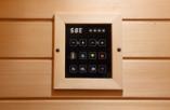 Smarte 2-Personen-Infrarot-Sauna mit APP-Steuerung, Carbon-Heizung, Trockendampf, Heim-Spa zur Entspannung mit Therapielichtern und Hemlock-Holz