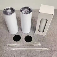 Offres Spéciales – Gobelets Modernes de Luxe en Acier Inoxydable Isolés Sous Vide, Blancs, Anti-fuite, de 20 oz, pour Sublimation