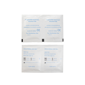 Almohadillas de alcohol Chg antisépticas personalizadas desechables saturadas con alcohol isopropílico 70% - Product Image 2