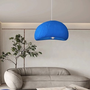 Lámpara de Techo Estilo Japonés Wabi-Sabi Color Crema, Lámpara de Barra Minimalista Nórdica, Lámpara de Diseño Original para Sala de Estar - Product Image 6