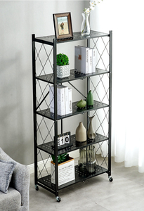 ที่วางของในห้องครัวแบบเคลื่อนที่ได้,ชั้นวางเตาอบไมโครเวฟแบบอเนกประสงค์ทันสมัยพับเก็บได้ - Product Image 2