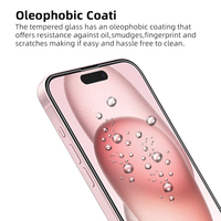 Protecteur d'écran en verre trempé anti-rayures pour iPhone 14 13 12 11 XS XR 15